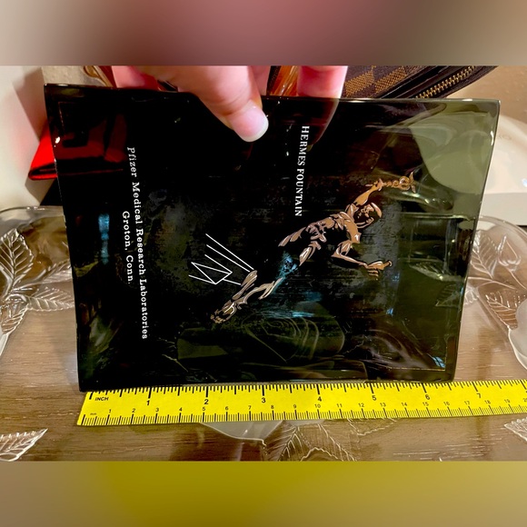 Hermes Fountain Trinket Dish Approx 6.5”x 5” - Picture 5 of 6